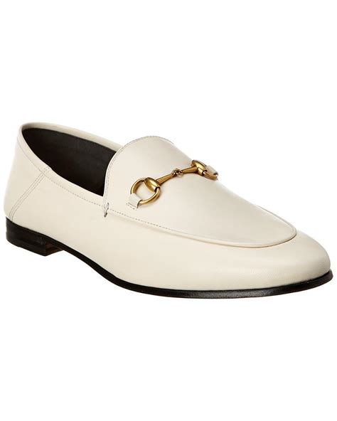 Gucci white loafers ladies